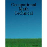 Occupational Math Technical