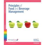 Principles of Food and Beverage Management with Online Testing Voucher and Exam Prep -- Access Card Package 9780133102123