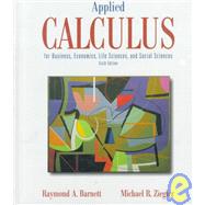 Applied Calculus for Business, Economics, Life Sciences, and Social Sciences