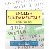 English Fundamentals (with MyWritingLab Pearson eText Student Access Code Card) 9780205172139