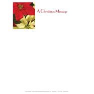 Christmas Music & Poinsettia Letterhead 9781501802140