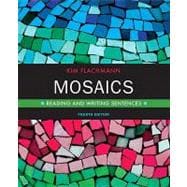 Mosaics Reading and Writing Sentences (with MyWritingLab Pearson eText Student Access Code Card) 9780205172160