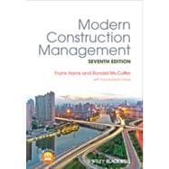 Modern Construction Management 9780470672174