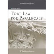 Tort Law for Paralegals 5e 9781454852193