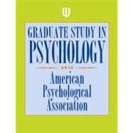 Graduate Study in Psychology 2013 9781433812200