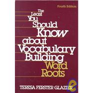 The Least You Should Know About Vocabulary Building: Word Roots
