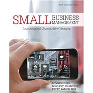 Small Business Management, 6th Edition 9780176532215