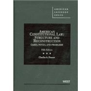 American Constitutional Law 9780314282224