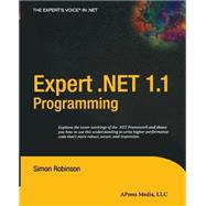 Expert . NET 1. 1 Programming
