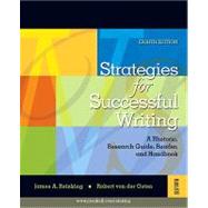 MyCompLab NEW with Pearson eText Student Access Code Card for Strategies for Successful Writing (Standalone) 9780205652235