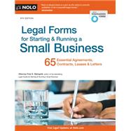 Legal Forms for Starting & Running a Small Business 9781413322255