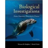 Biological Investigations Lab Manual 9780073532264