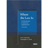 Where the Law Is 9780314282330