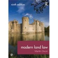 Modern Land Law 9780415732338