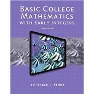 Basic College Mathematics with Early Integers, 3/E 9780321922342