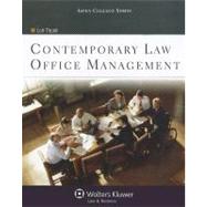 Contemporary Law Office Management 9780735572355
