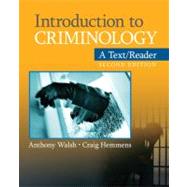 Introduction to Criminology : A Text/Reader 9781412992367