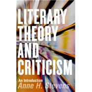 Literary Theory and Criticism 9781554812370