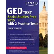 Kaplan GED® Test Social Studies Prep 2015 Book + Online 9781625232373