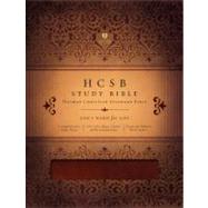 HCSB Study Bible, Mahogany LeatherTouch 9781433602382