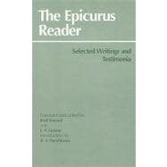 The Epicurus Reader 9780872202412