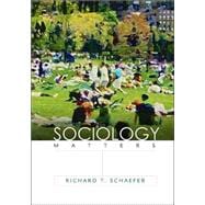 Sociology Matters with PowerWeb 9780072932423
