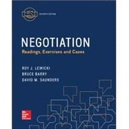 Negotiation: Readings, Exercises, and Cases, 7th Edition 9780077862428