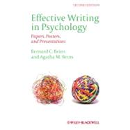 Effective Writing in Psychology : Papers, Posters, and Presentations 9780470672440