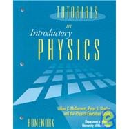 Tutorials in Introductory Physics Homework 9780130662453