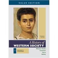 A History of Western Society, Value Edition, Volume 1 9781319112455