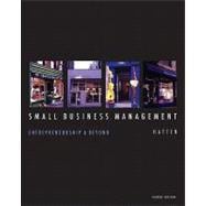 Small Business Management, Reprint 9781111822460