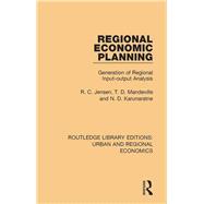 Regional Economic Planning: Generation of Regional Input-output Analysis 9781138102460