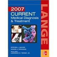 Current Medical Diagnosis and Treatment 2007 9780071472470
