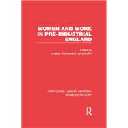 Women and Work in Pre-industrial England 9780415752480