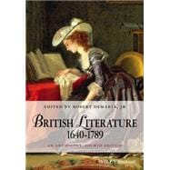 British Literature 1640-1789 9781118952481