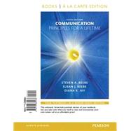 Communication Principles for a Lifetime, Books a la Carte Edition 9780133882483