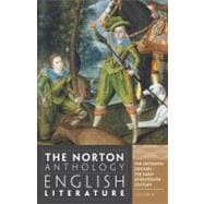 Norton Anthology of English Literature Vol. B : The Sixteenth Century/The Early Seventeeth Century 9780393912500