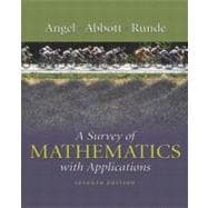 Survey of Mathematics with Applications, A 9780321112507