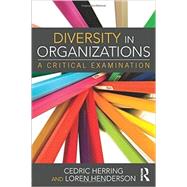 Diversity in Organizations: A Critical Examination 9780415742511