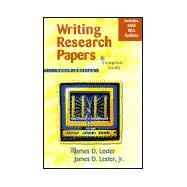 Writing Research Papers: A Complete Guide (MLA Update) 9780321202536