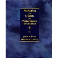 Managing for Quality and Performance Excellence 9781305662544