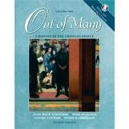 Out of Many: A History of the American People, Volume 2, Media and Research Update 9780131502550