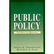 Public Policy : The Essential Readings 9780130592552