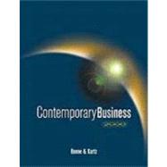 CONTEMPORARY BUSINESS (2000 UPDT)(TEXT) 9780030262562