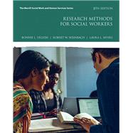 Research Methods for Social Workers 9780134512563