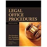LEGAL OFFICE PROCEDURES (TEXT BOOK), 7TH EDITION 9781896512563