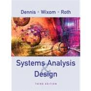 Systems Analysis and Design, 3rd Edition 9780471722571