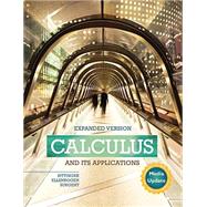 Calculus and Its Applications Expanded Version Media Update 9780134122588