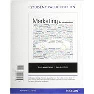 Marketing An Introduction, Student Value Edition Plus 2014 MyMarketLab with Pearson eText -- Access Card Package 9780133792591