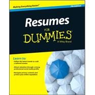 Resumes for Dummies 9781118982600